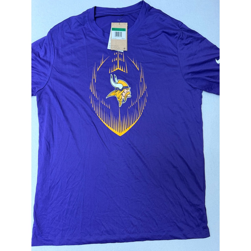 Nike Minnesota Vikings NFL Dri-FIT Purple Graphic Shirt Mens XL NKGK-51L-9M-JKV